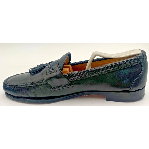Allen Edmonds Maxfield Black Tassel Loafers Men’s 10 B Dress Shoes Made in USA main image 8